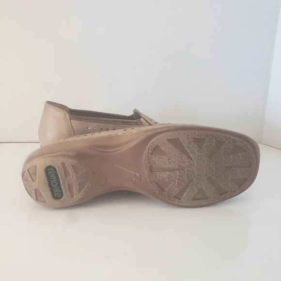Remonte Soft Womans Size 38 Tan Leather Loafers. - Picture 6 of 9